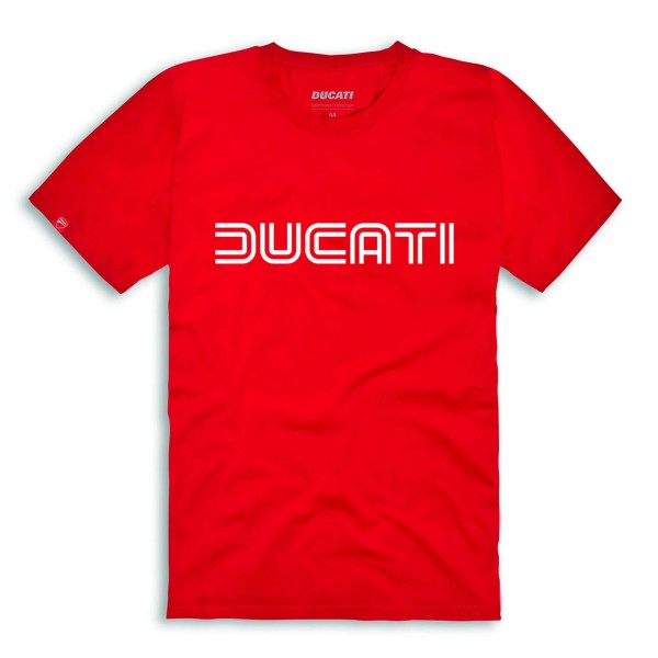 T-shirt-Ducatiana 80s Rouge