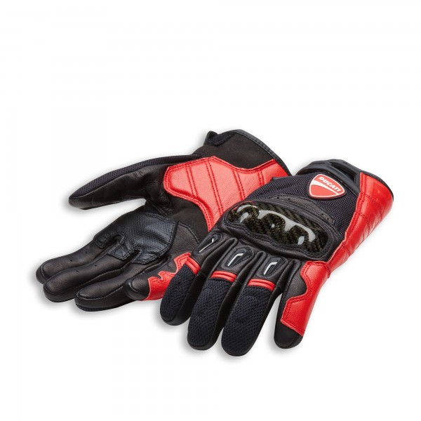 Handschuhe aus Leder und Stoff Company C1 
